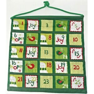 Green Wall Hanging‎ Advent Calendar